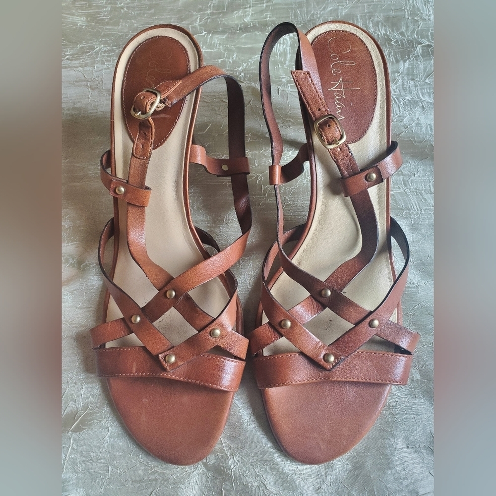 Cole Haan strappy heeled sandals